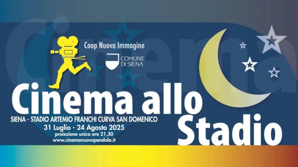 cinema all'aperto siena estate 2025 allo stadio