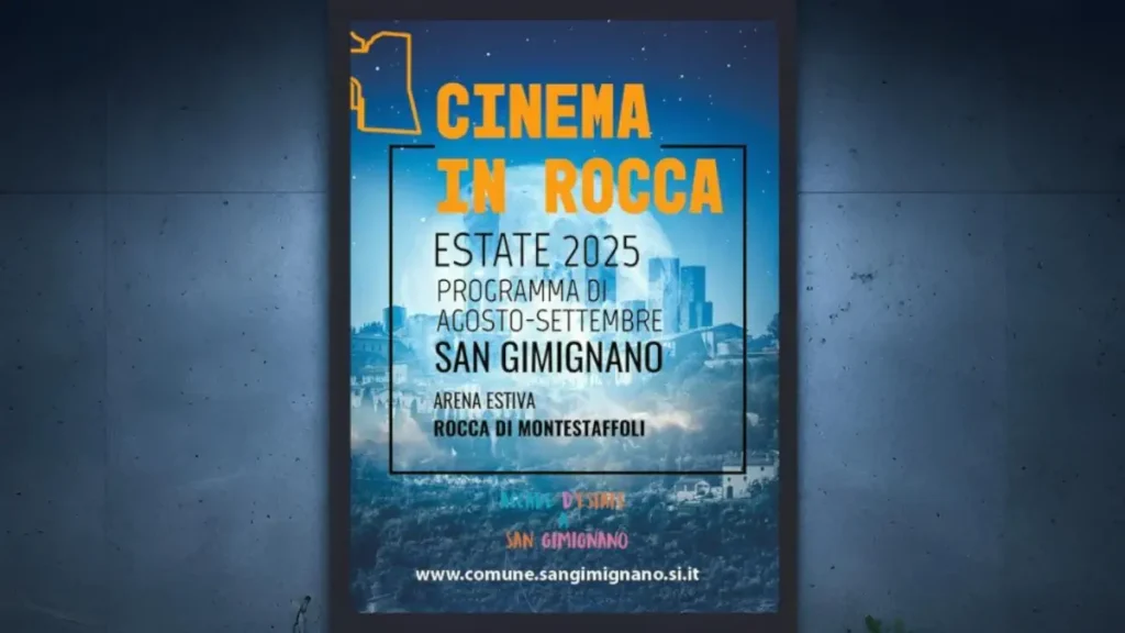 cinema all'aperto san gimignano film in rocca estate 2025
